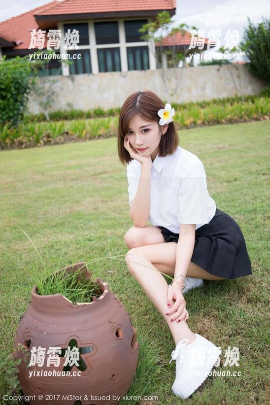 魅妍社 - 来看看陈雅漫VICKY的粉色写真作品集，怀疑人生的同时也要擦眼泪